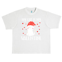 My Cat Is My Valentine Cat Lover T  Shirtmy Cat Is My Valentine Day Lo Urban Heavy T-shirt | Artistshot