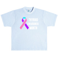 Thyroid T  Shirt Thyroid Awareness Month T  Shirt Urban Heavy T-shirt | Artistshot