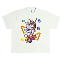 Unicorn Lover Pony Billiard Cue Ball Sports Unicorn 85 Unicorns Urban Heavy T-shirt | Artistshot