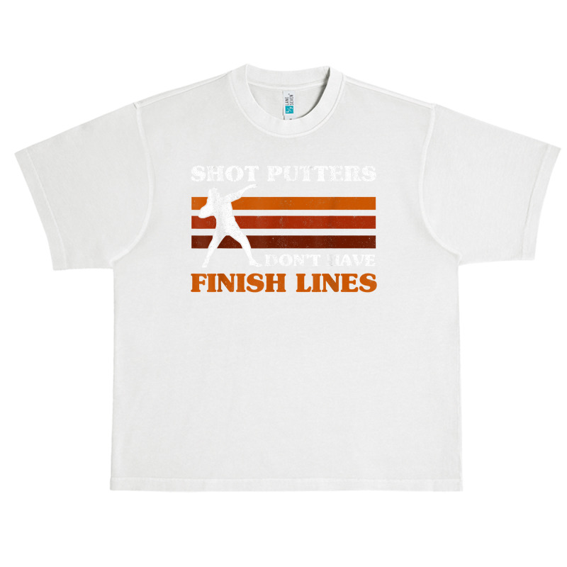 Track And Field Shot Putters Dont Have Finish Lines Shot Put T Shirt Urban Heavy T-shirt by emaliekrein | Artistshot