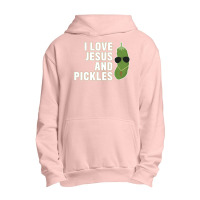 I Love Jesus And Pickles   Christian   Boys Girls Women Gift T Shirt Urban Pullover Hoodie | Artistshot