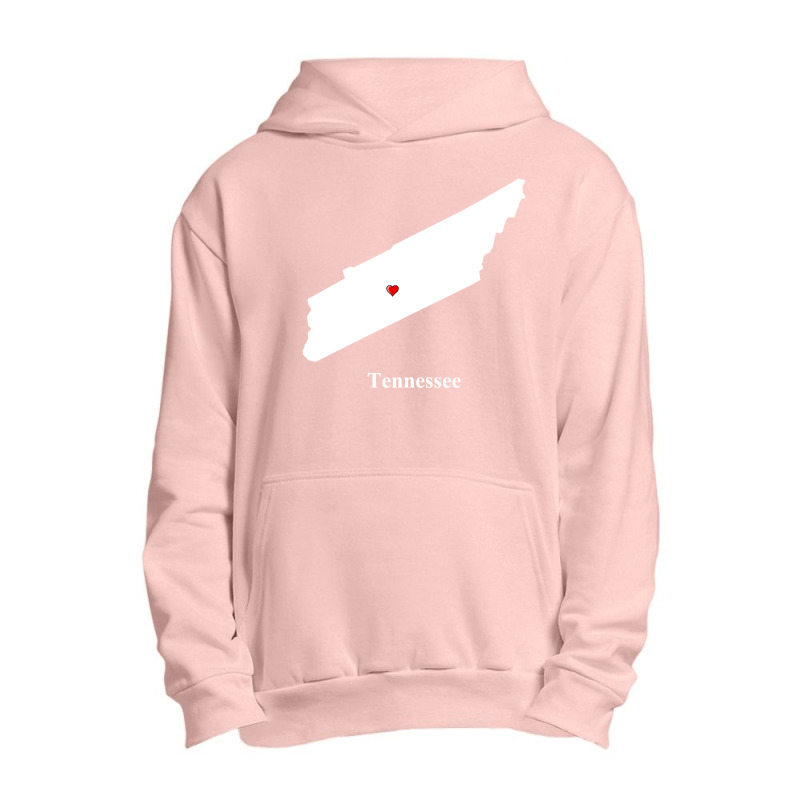 Tennessee Love Map Urban Pullover Hoodie | Artistshot