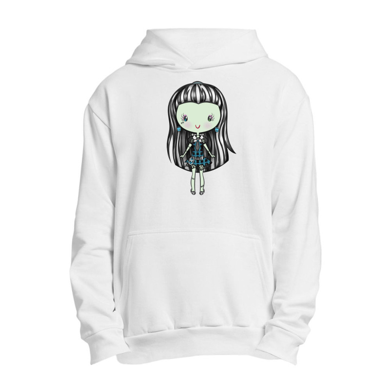 Frankenstein Girl Lil' Cuties Urban Pullover Hoodie by maknakanu | Artistshot