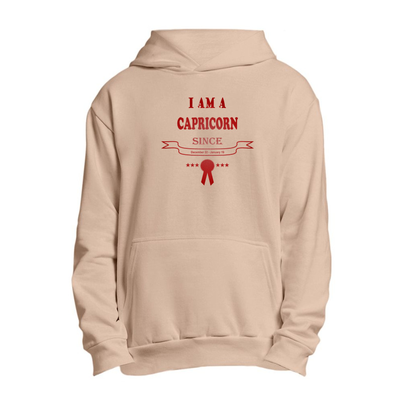 I Am A Capricorn Since December 22-january 19 Urban Pullover Hoodie | Artistshot