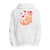 Otter Gift T  Shirt Otter With Stuffed Animal T  Shirt Urban Pullover Hoodie | Artistshot