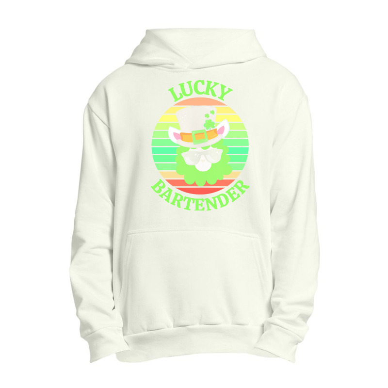 One Lucky Bartender T  Shirtone Lucky Bartender T  Shirt (1) Urban Pullover Hoodie | Artistshot