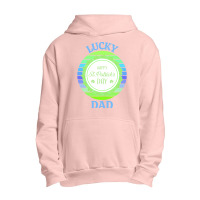 One Lucky Dad T  Shirtone Lucky Dad T  Shirt (4) Urban Pullover Hoodie | Artistshot