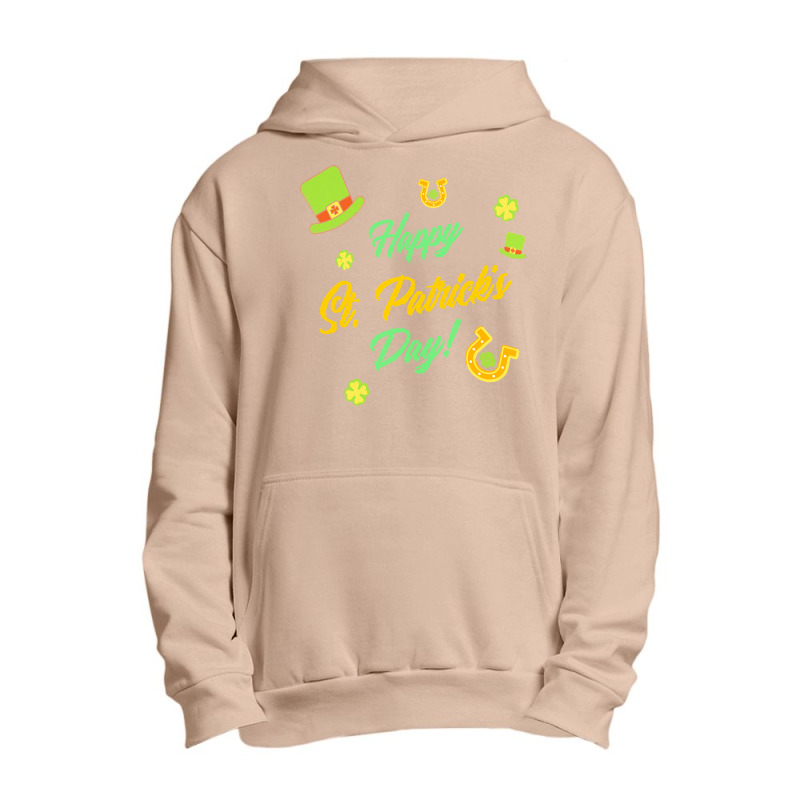 Saint Patricks Day T  Shirt Cute Leprechaun Shamrock Lucky Charm Happy Urban Pullover Hoodie | Artistshot