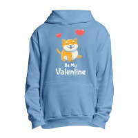 Shiba Inu Lovers T  Shirt Cute Shiba Inu Dog With Red Heart Be My Vale Urban Pullover Hoodie | Artistshot