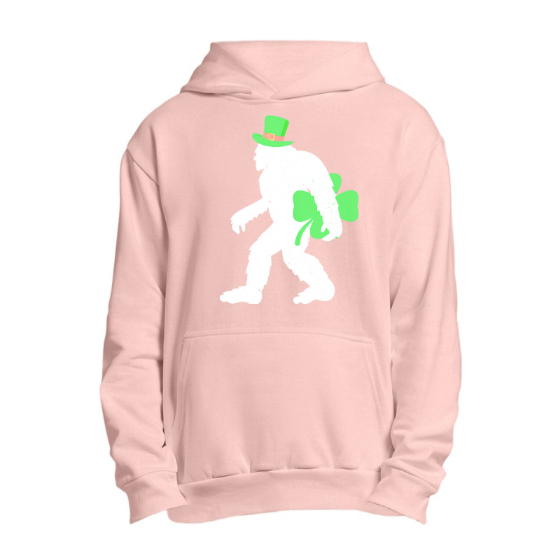 St Patricks Day Bigfoot Clover T  Shirt St Patricks Day Bigfoot Clover Urban Pullover Hoodie | Artistshot