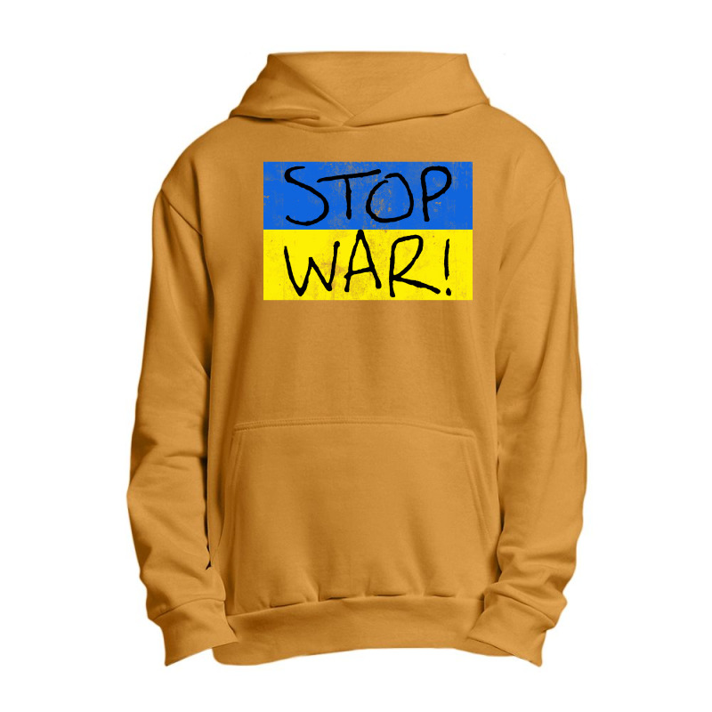 Flag Shirt Stop War Urban Pullover Hoodie | Artistshot