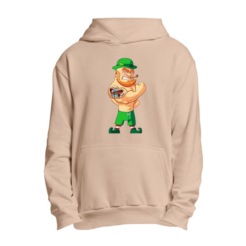 Leprechaun St Patricks Urban Pullover Hoodie | Artistshot