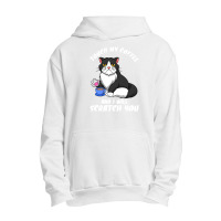 Cute Angry Cat With Coffee Office Work Urban Pullover Hoodie | Artistshot