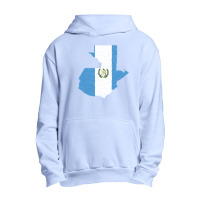 Guatemala Map Flag Drawing Line Art Urban Pullover Hoodie | Artistshot