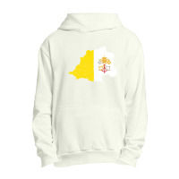 Holy See Map Flag Drawing Line Art Urban Pullover Hoodie | Artistshot