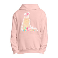 Easter Day T  Shirt Easter Cat Maine Coon With Bunny Ears & Eggs Gift Urban Pullover Hoodie | Artistshot