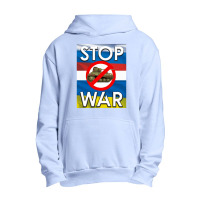 Russia Stop War Urban Pullover Hoodie | Artistshot