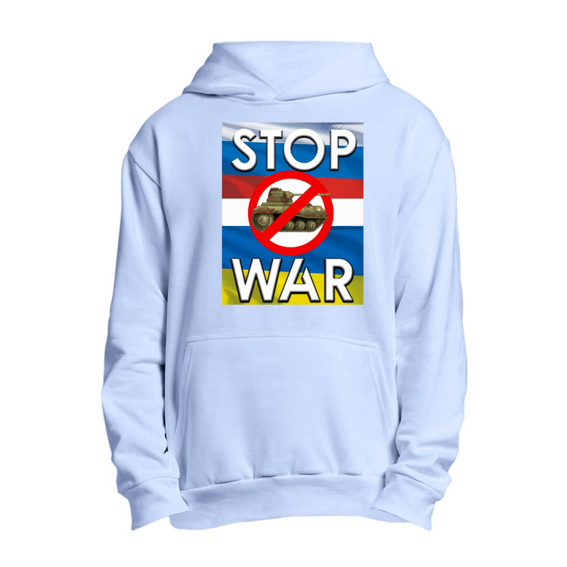 Russia Stop War Urban Pullover Hoodie | Artistshot