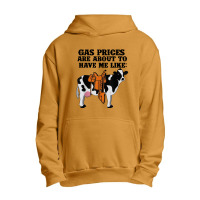 Funny Dairy Cow Gas Prices Urban Pullover Hoodie | Artistshot