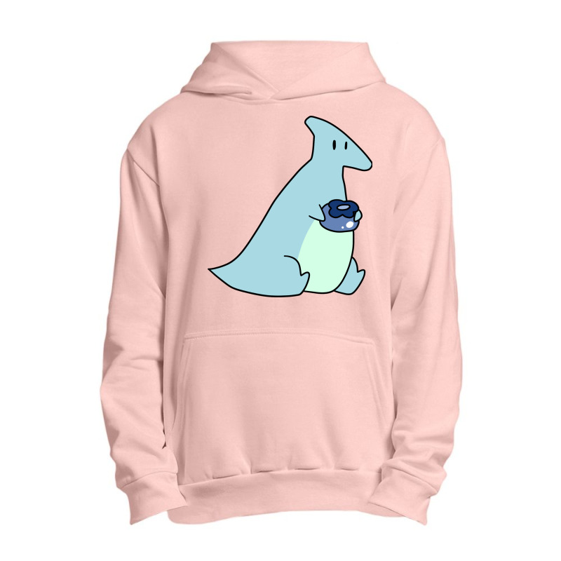 Blueberry Hadrosaurus Urban Pullover Hoodie | Artistshot