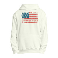 Dirt Track Racing American Flag Extreme Lover Urban Pullover Hoodie | Artistshot