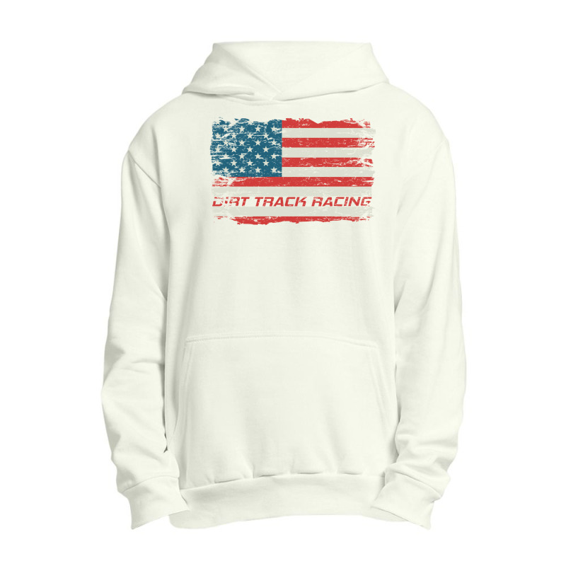 Dirt Track Racing American Flag Extreme Lover Urban Pullover Hoodie by SamsulArt | Artistshot