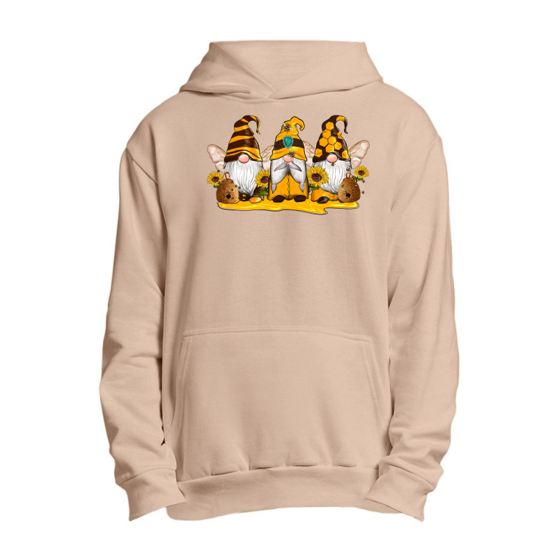 Western Bee Gnomes Beehive Honey Sunflowers Urban Pullover Hoodie | Artistshot