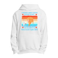 Nova Scotia Duck Tolling Retriever T  Shirt A Woman Cannot Survive On Urban Pullover Hoodie | Artistshot