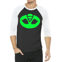 Pj Masks Gekko Symbol 3/4 Sleeve Shirt | Artistshot