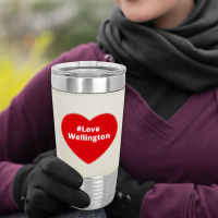 Love Wellington, Hashtag Heart, Love Wellington Leatherette Tumbler | Artistshot