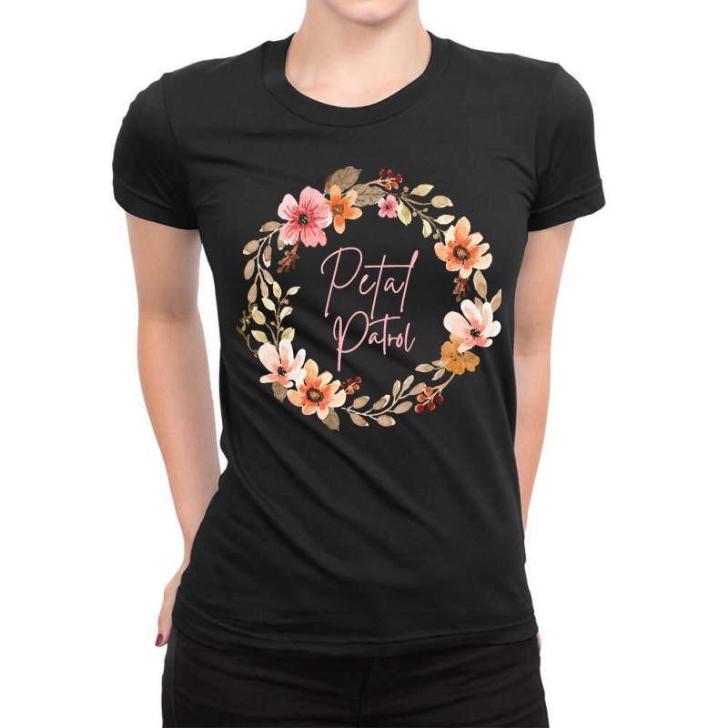 Petal Patrol T  Shirt Petal Patrol Flower Girl T  Shirt Ladies Fitted T-Shirt by danielle22366 | Artistshot