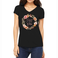 Petal Patrol T  Shirt Petal Patrol Flower Girl T  Shirt Women's V-neck T-shirt | Artistshot