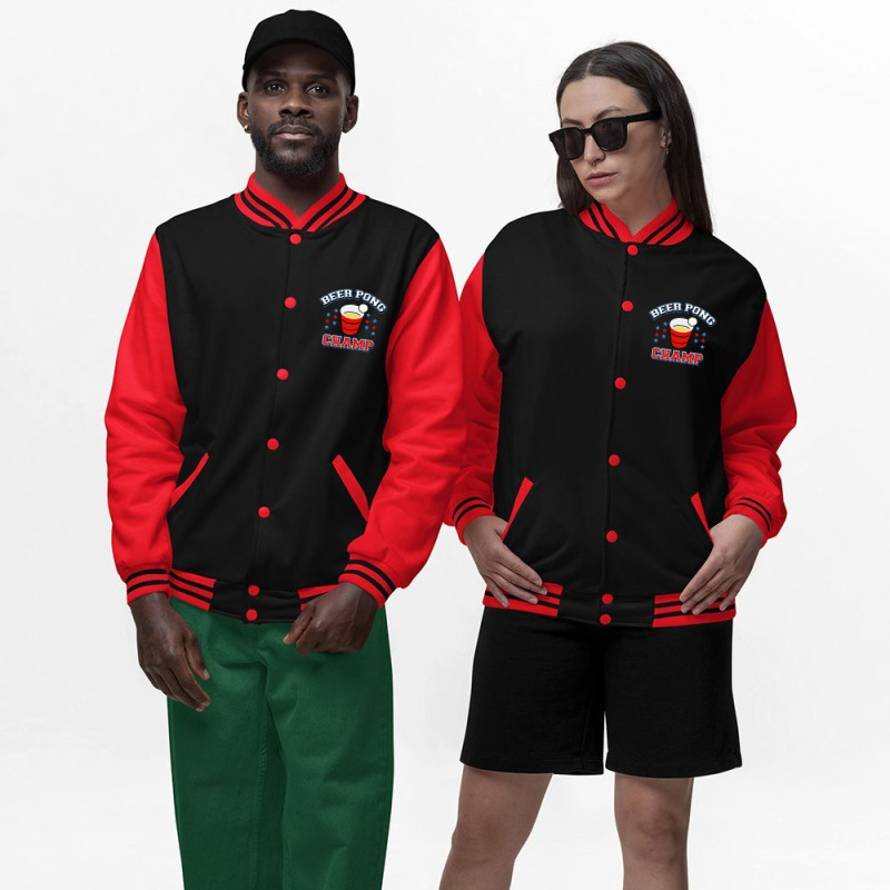 Beer Pong Champ Bomber Jacket by tshiart | Artistshot