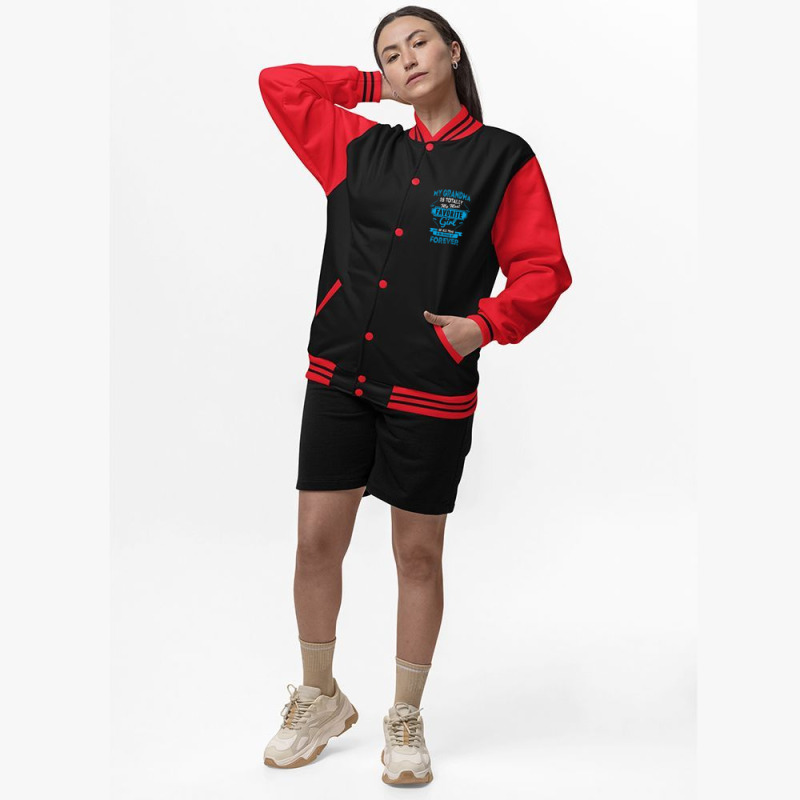 My Grandma Is Totally My Most Favorite Girl Bomber Jacket by tshiart | Artistshot