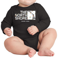 Hawaii Islands North Shore Haleiwa Surfer T Shirt Long Sleeve Baby Bodysuit | Artistshot