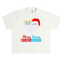 Hanukkah Christmas Funny Merry Happy Chrismukkah Jewish T Shirt Urban Heavy T-shirt | Artistshot