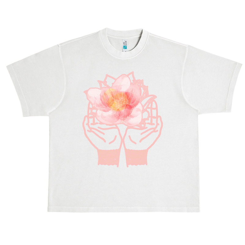 Meditation Yoga T  Shirt Meditation Hands Flower Rose T  Shirt Urban Heavy T-shirt by shiftkraft | Artistshot