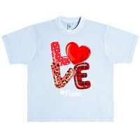 Heart Love Nana Buffalo Plaid Leopard Valentine Christmas T Shirt Urban Heavy T-shirt | Artistshot