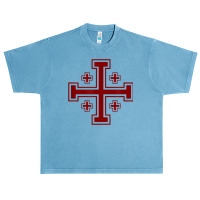 Jerusalem Cross Knights Templar Medieval Symbol Christianity T Shirt Urban Heavy T-shirt | Artistshot