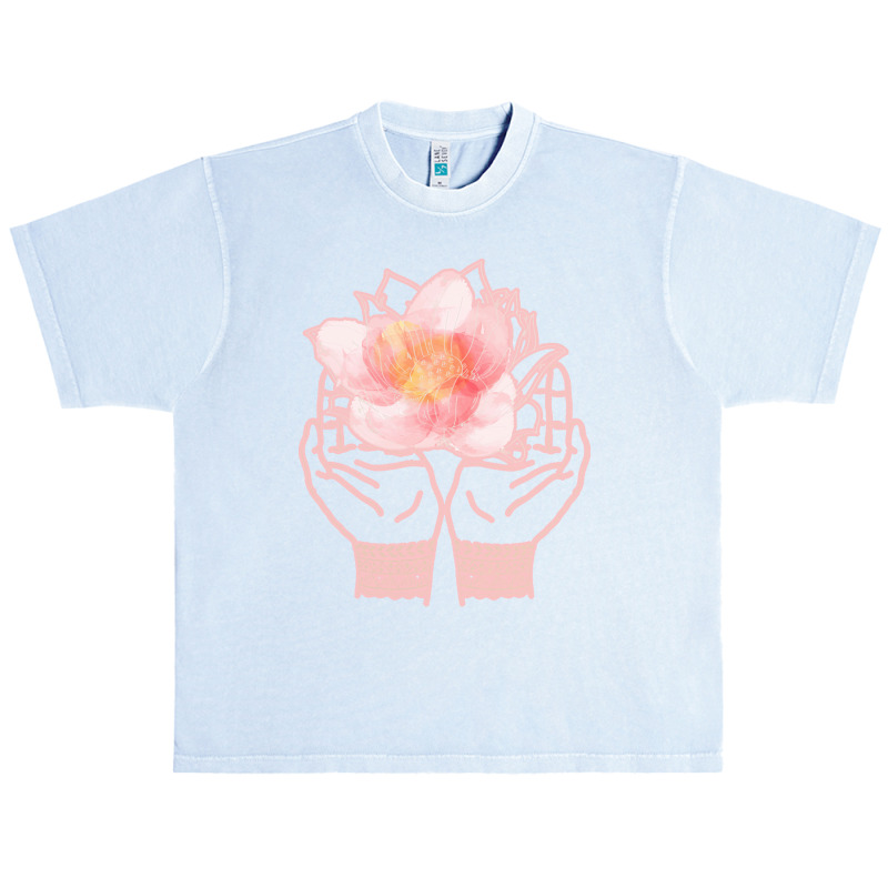 Meditation Yoga T  Shirt Meditation Hands Flower Rose T  Shirt Urban Heavy T-shirt by shanie31601 | Artistshot