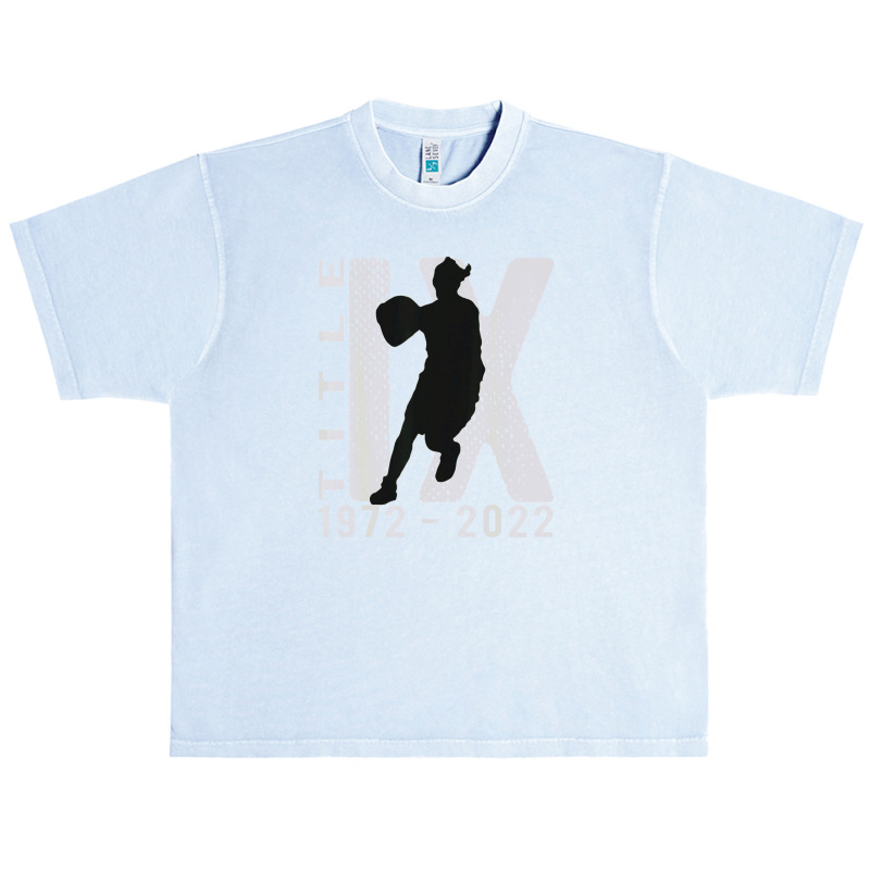 Title Ix 50th Anniversary Us Education Amendments Basketball Urban Heavy T-shirt by zuzumanin | Artistshot