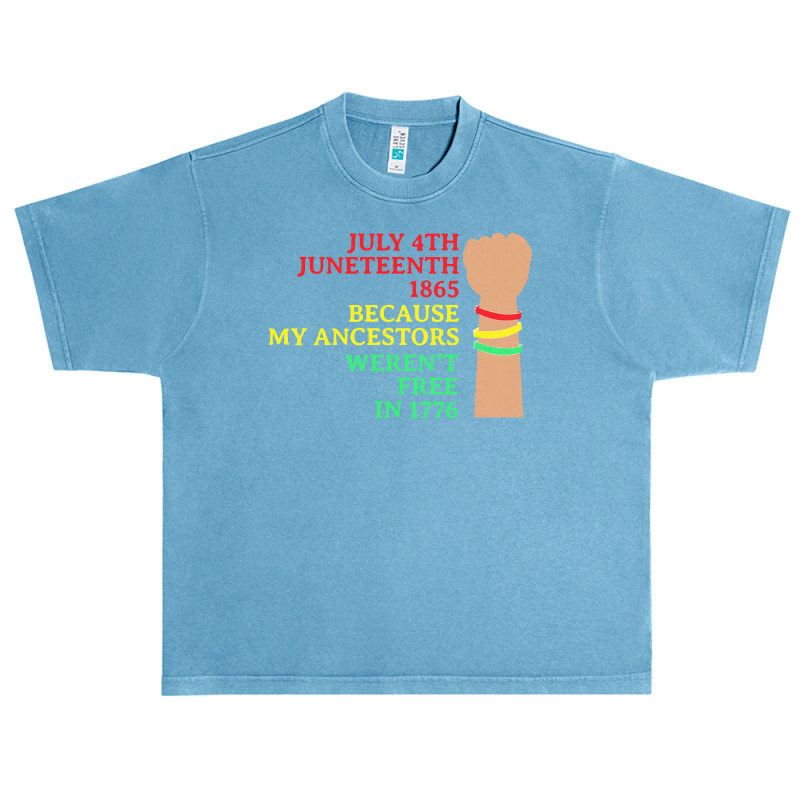 Juneteenth T  Shirt Juneteenth My Ancestors Free T  Shirt Urban Heavy T-shirt | Artistshot