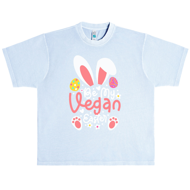 Easter Ears T  Shirt Be My Vegan Easter Ears Vegan Apparel Matching Fa Urban Heavy T-shirt by ukemmer295 | Artistshot