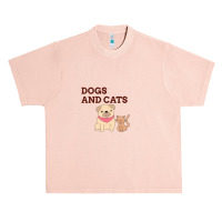 Dogs And Cat Urban Heavy T-shirt | Artistshot