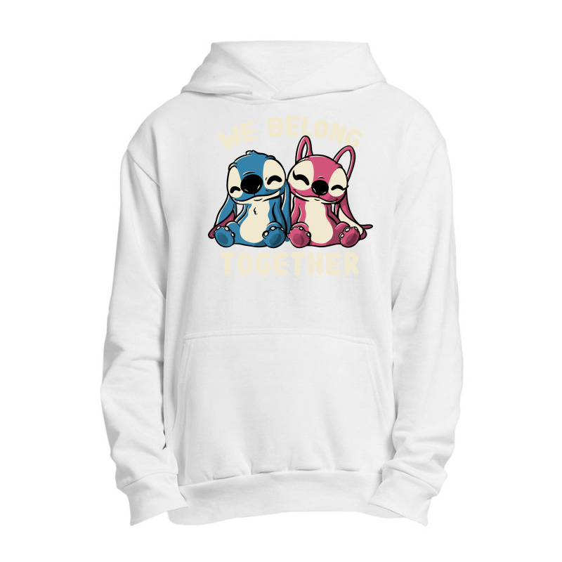 We Belong Together Cute Lover Gift Urban Pullover Hoodie | Artistshot