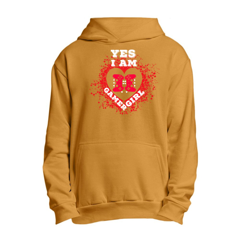 Yes I Am A Gamer Girl Urban Pullover Hoodie | Artistshot