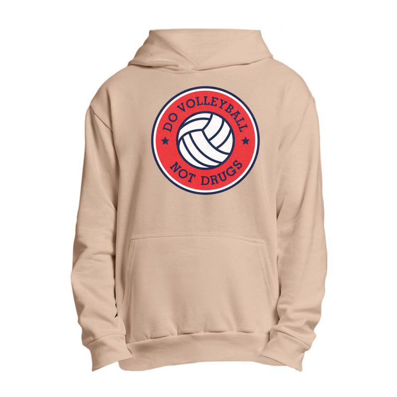 Dovolleyball Not Drugs Urban Pullover Hoodie | Artistshot