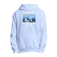 I Can't Work Today My Arm Is In A Cast Retro Vintage Fishing Urban Pullover Hoodie | Artistshot