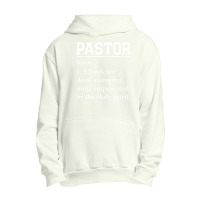 Pastor Definition Urban Pullover Hoodie | Artistshot