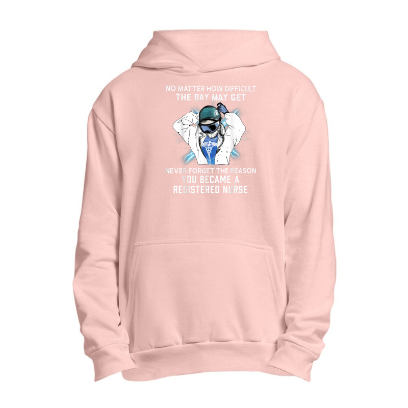 I Love Being A Registered Nurse Urban Pullover Hoodie | Artistshot